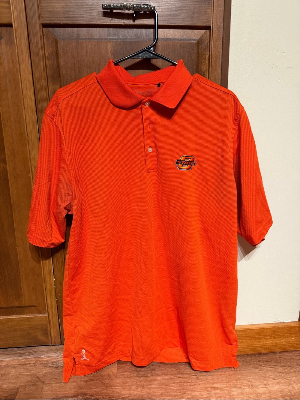 Orange Men’s Ping Oklahoma State Polo Shirt - large